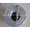 Arame farpado galvanizado / Arame farpado revestido de PVC / Arame de Barbela